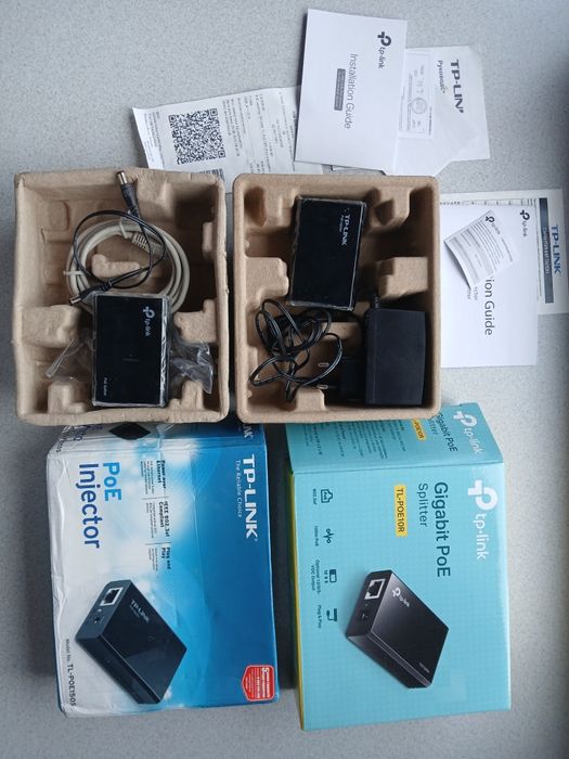 TP-LINK TL-POE 150S (Injector) + TL-POE 10R (Splitter) комплект