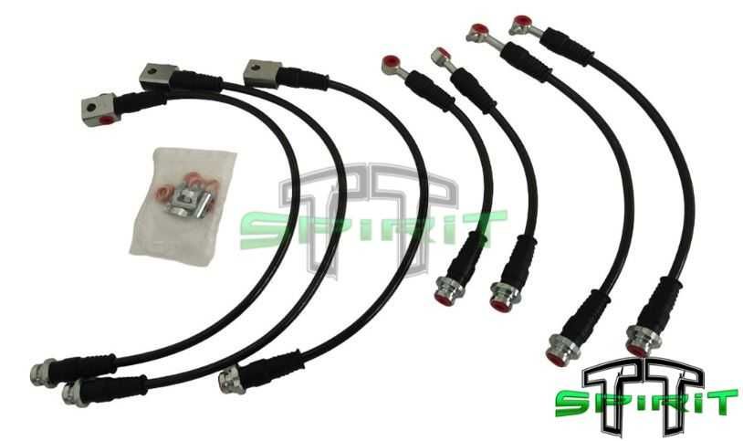 kit tubos de travão malha aço NISSAN PATROL GR Y60 E Y61