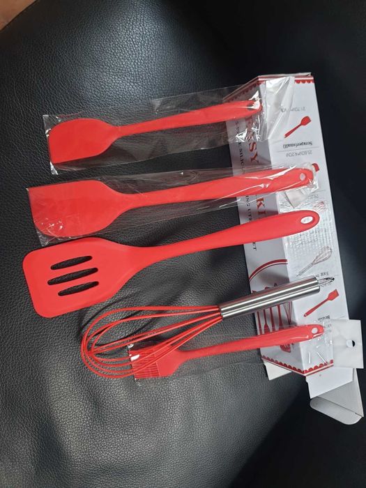 Silikonowy zestaw przyborów kuchennych 5szt w zestawie
