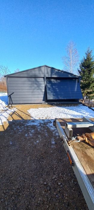 Garaż blaszany  Brama na wymiar