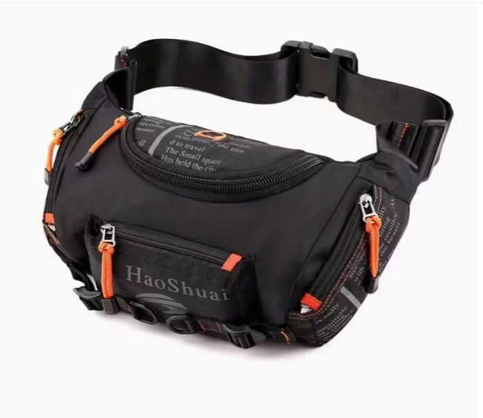 Męska torba na klatkę piersiową o dużej pojemności, sportowa