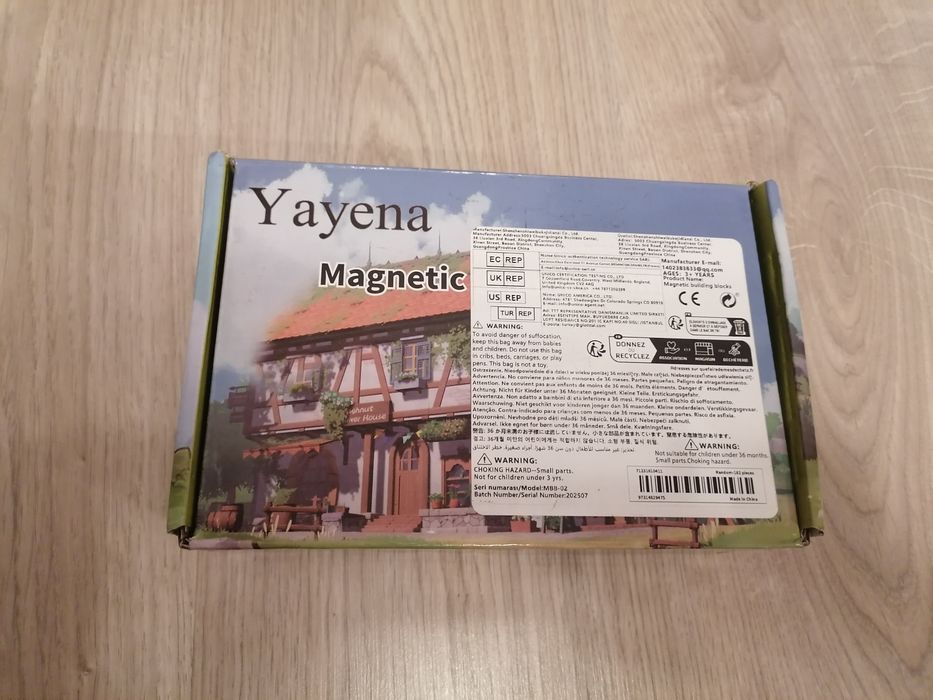 162szt klocki magnetyczne typu Minecraft