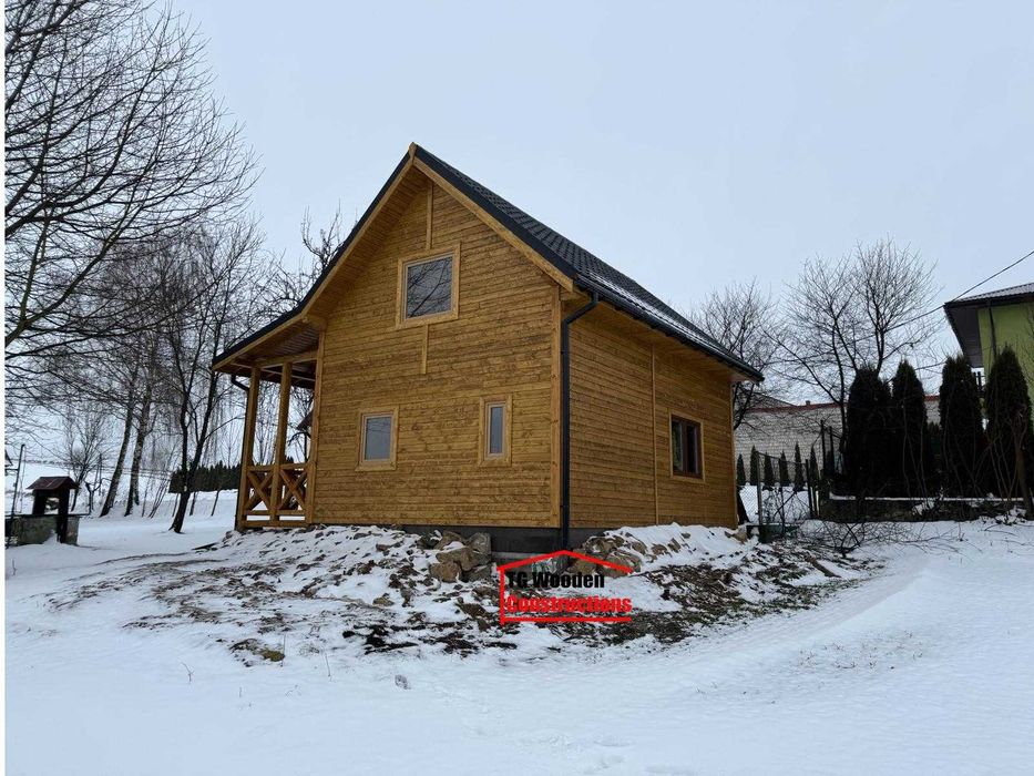 Dom szkieletowy całoroczny drewniany 67m2 Stan deweloperski !!!