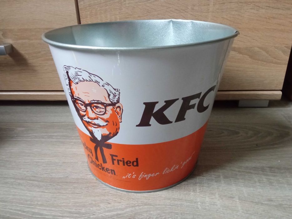 Metalowy kubełek KFC Kolekcje