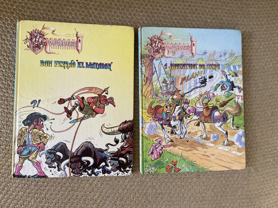 2 Livros Don Fonsarilho & Santa Pança - anos 80