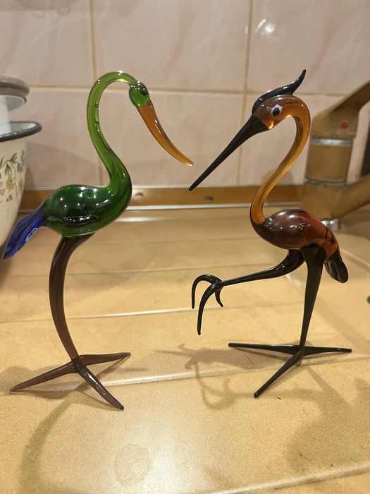 Стеклянные фигурки