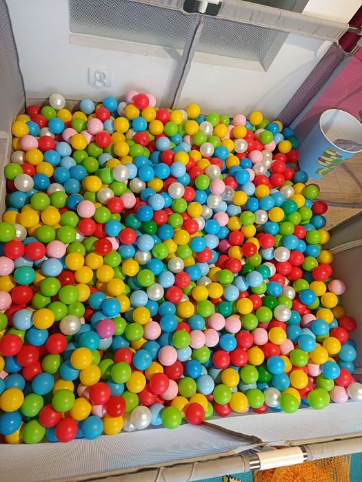 Kojec suchy basen dla dzieci + piłeczki i mata