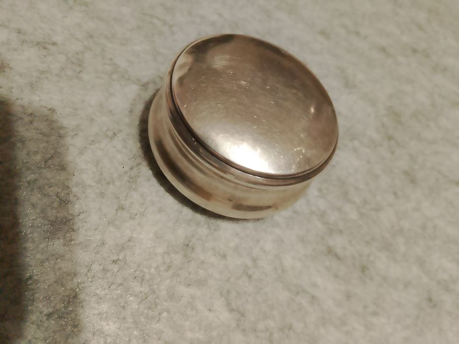 Vintage Piękna cukiernica i puzderka włoskie próba 800