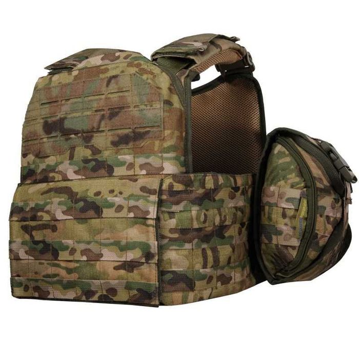 Плитоноска ARES gen.2 МУЛЬТИКАМ + 7 підсумків. Cordura. Мультикам.