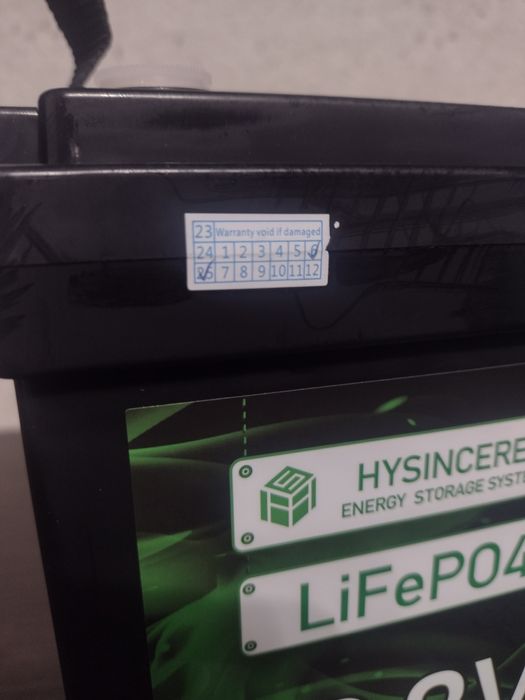 Lifepo4 акумулятор для дбж 12 в 100 а/год з екраном