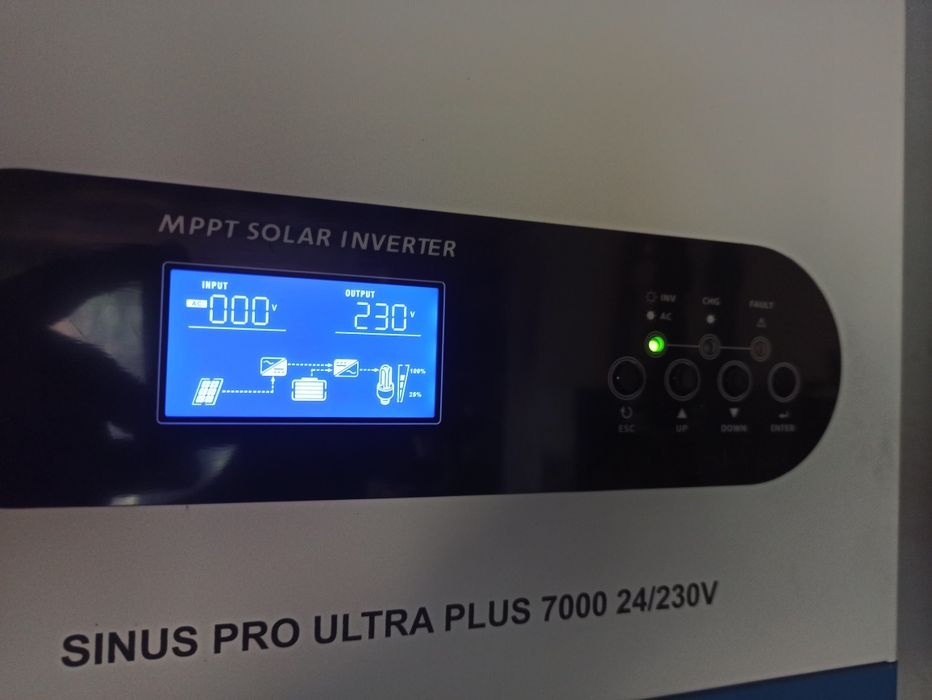 Inwerter Volt Polska Sinus PRO Ultra 7000 24/230V | Gwarancja | Stan Idealny (+ GRATIS!)