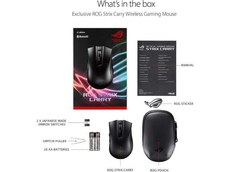 Rato Asus ROG STRIX Carry