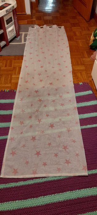 Par de Cortinas com ilhós