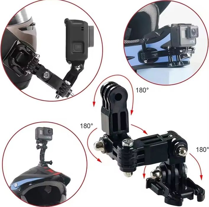 Крепление на шлем для экшн камер GoPro |Xiaomi | Sony | SJcam | DJI,