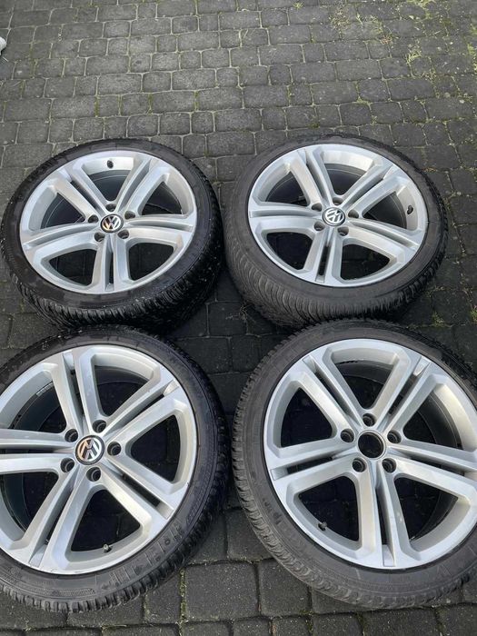 Koła, Felgi aluminiowe 5x112 18' 235/40  Volkswagen CC R-LINE jak nowe