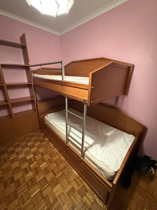 Quarto/Estúdio completo para 3 pessoas