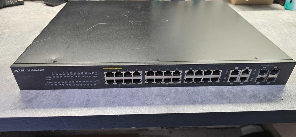 Switch Zyxel GS1920-24HP PoE