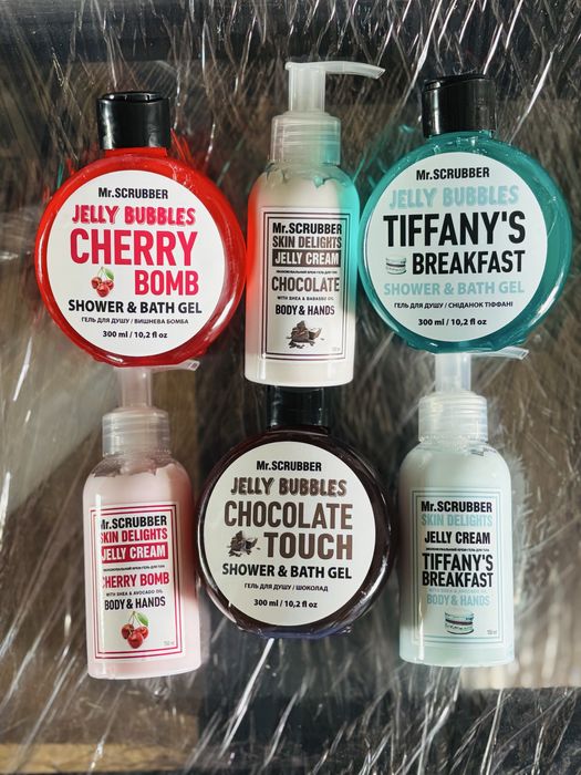 Наборы для тела гель+крем Ms Scrubber