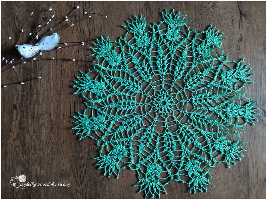 Serwetka szydełko rękodzieło
