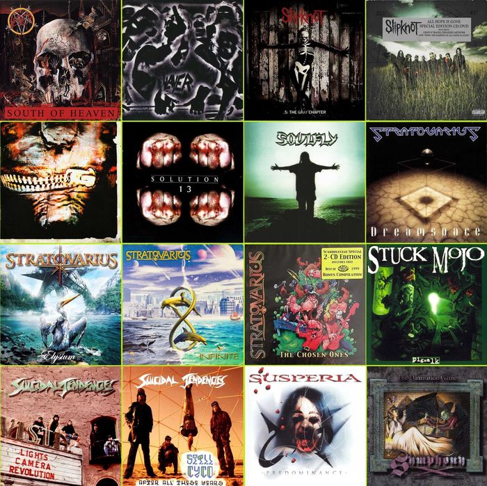 100 CDs - Metal - Raros - Muito Bom Estado