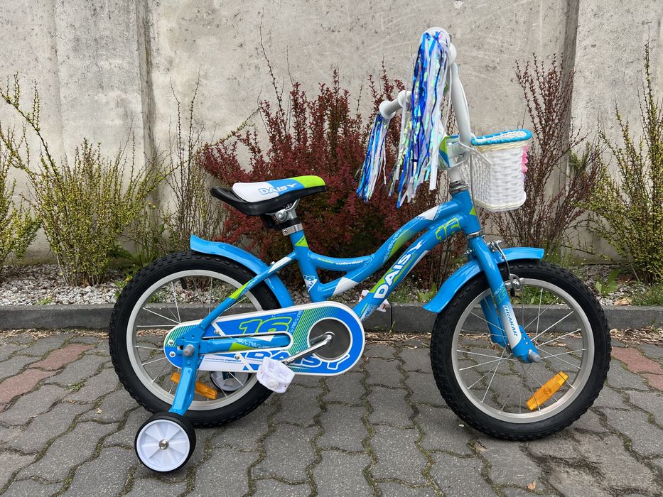 NOWY aluminiowy rower dziecięcy Merida Daisy 16" koła + kółka boczne