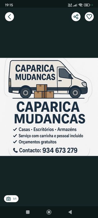 Mudanças e transportes