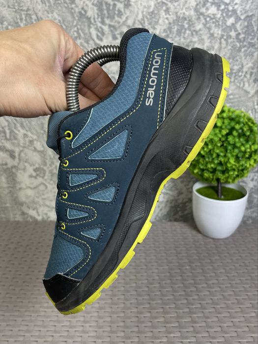 Salomon кроссовки полуботинки 36 размер детские трекинговые синие