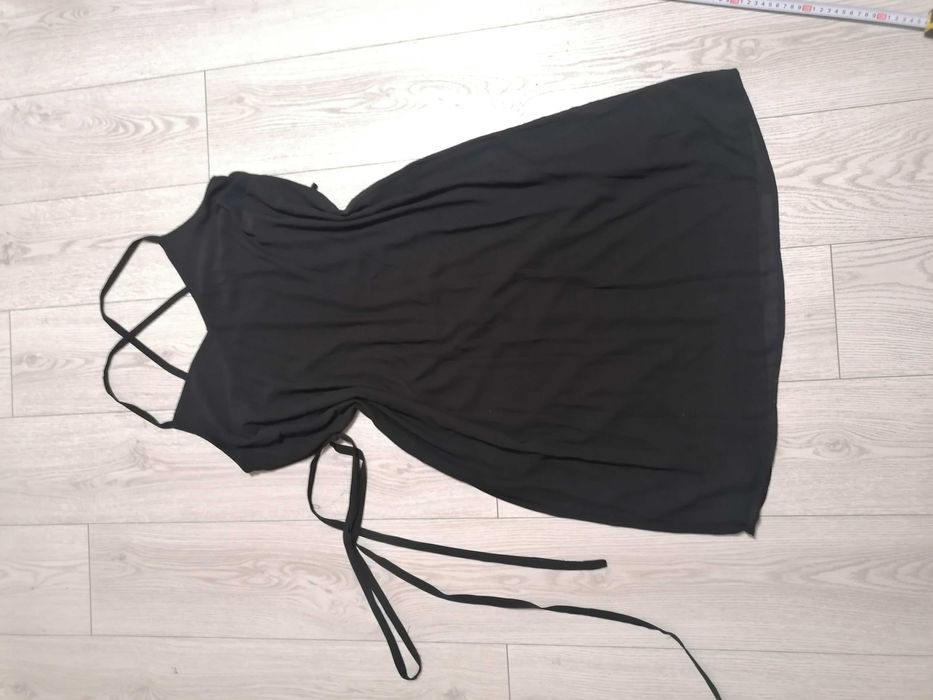 Czarna sukienka okolicznościowa, wizytowa, rozm to XL, new look