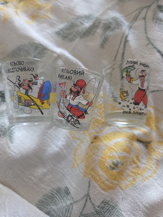 Подарунковий набір "Для справжніх чоловіків" – кухоль + 6 чарок