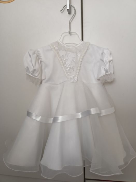 Komplet dla dziewczynki do chrztu, Sukienka 62
