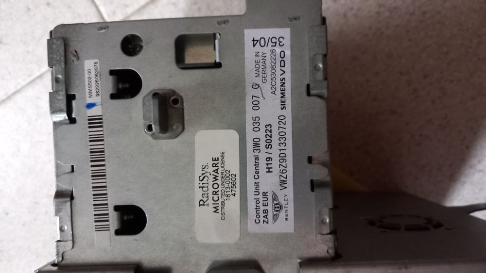 Control Unit  Bentley 2004/2008