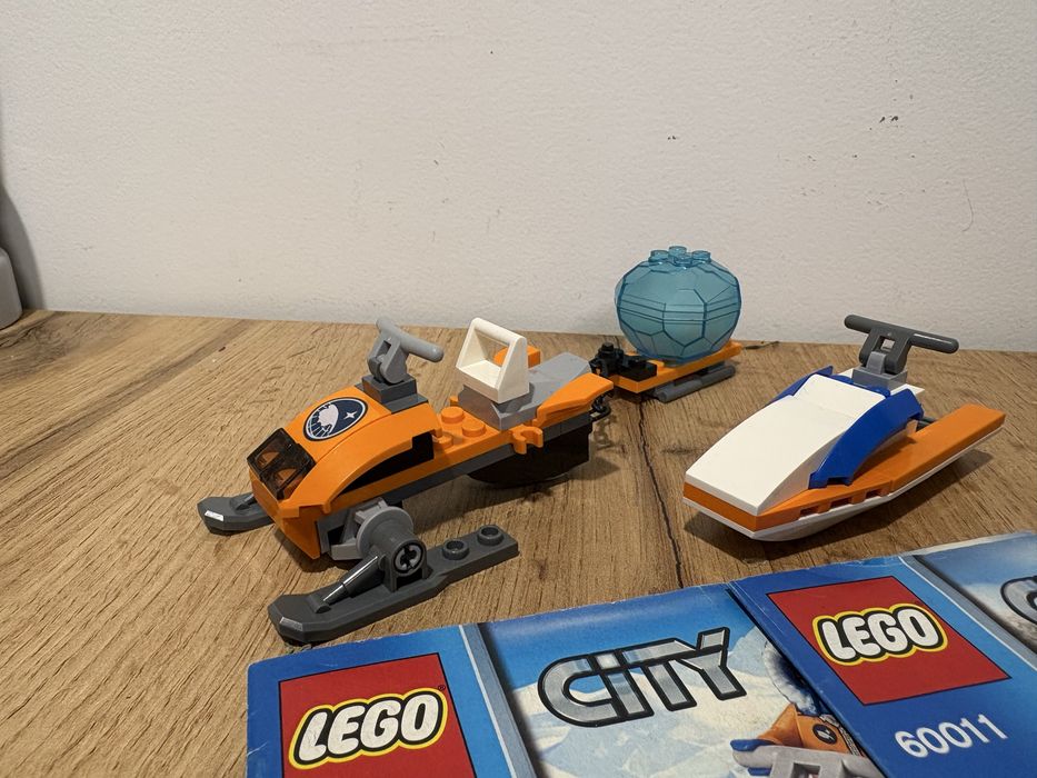 Skuter śnieżny i quad lego city