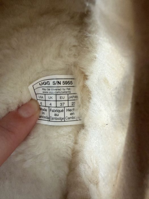 Ugg tasman sand dark cherry 37 buty