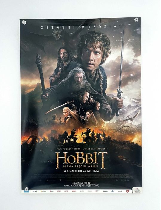 Hobbi bitwa pięciu armii - plakat kinowy - rezerwacja