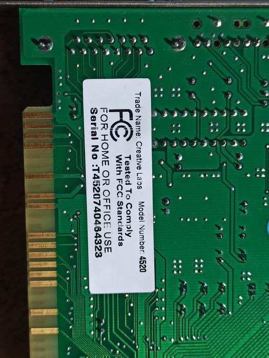 Creative Sound Blaster AWE64 Value (CT4520) легендарная звуковая карта