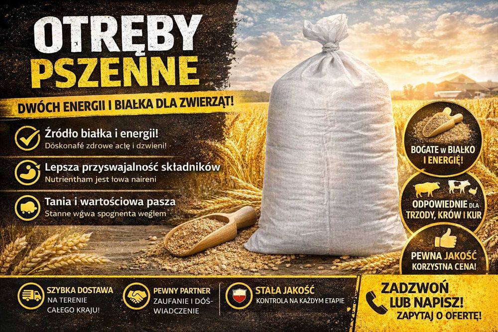 Otręby pszenne 25kg