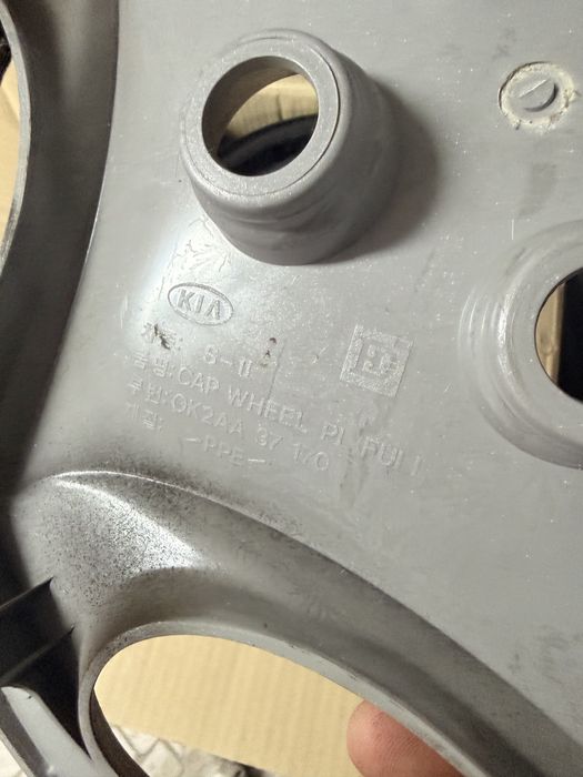 Jantes ferro + tampões kia 4x100 medida 14