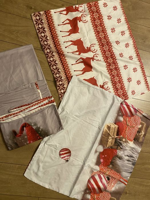 Pościel świąteczna skrzat 220x200 Promocja