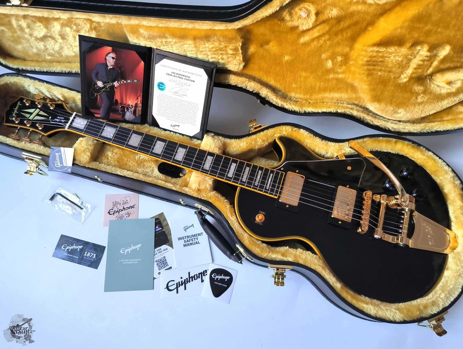 '2025 Epiphone Joe Bonamassa 1959 Les Paul Custom (1 of 1500) Ebony