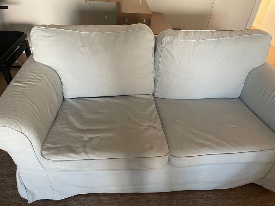 Sofá ikea azul celestial