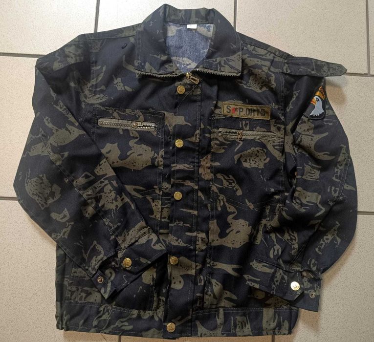Komplet bluza + spodnie moro rozmiar 165cm
