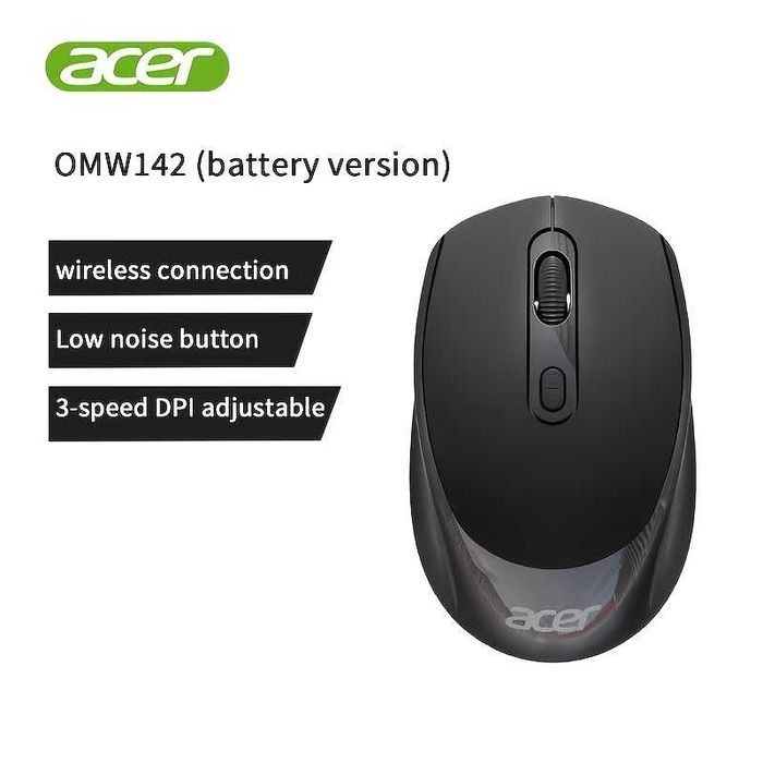 Ergonomiczna myszka bezprzewodowa ACER OMW142 BT + 2,4G