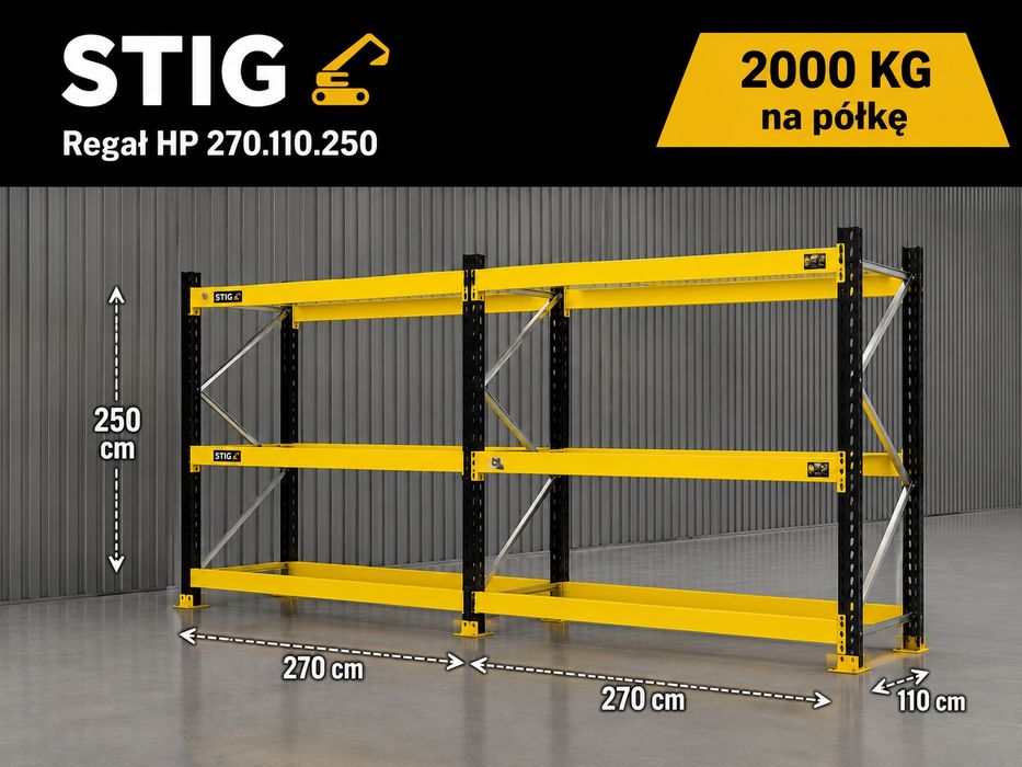Regały paletowe. Regały magazynowe.