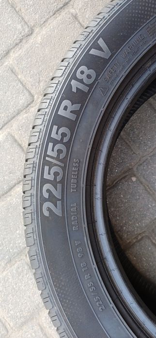 225/55R18 98V SEMPERIT , dwie używane opony letnie.