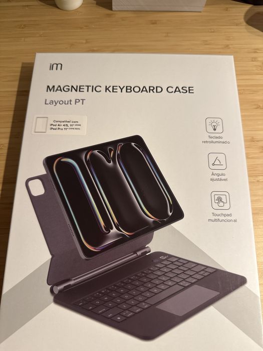 Capa com teclado Ipad