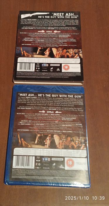 Trilogia Evil Dead Bluray - novo e selado