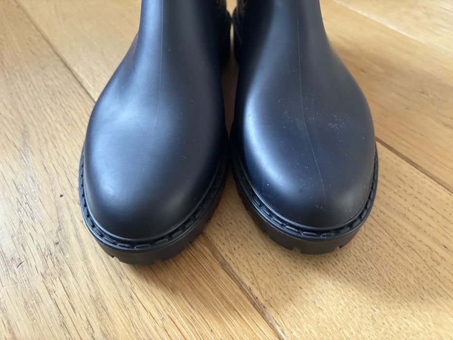 Nowe granatowe nieprzemakalne kalosze botki damskie Unisa roz.39 25,5