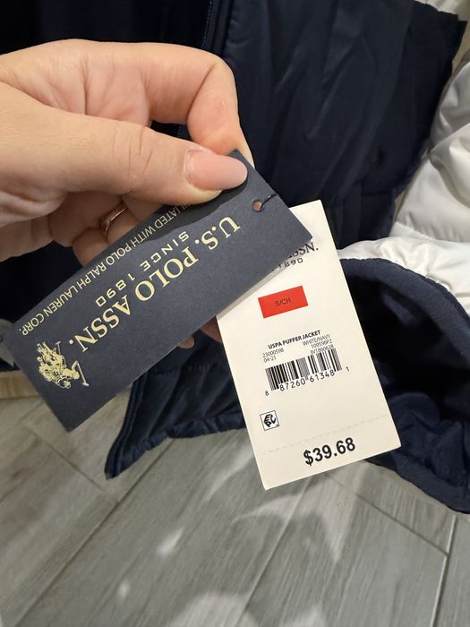 Чоловіча куртка пуховик U.S. Polo Assn. (Оригінал)