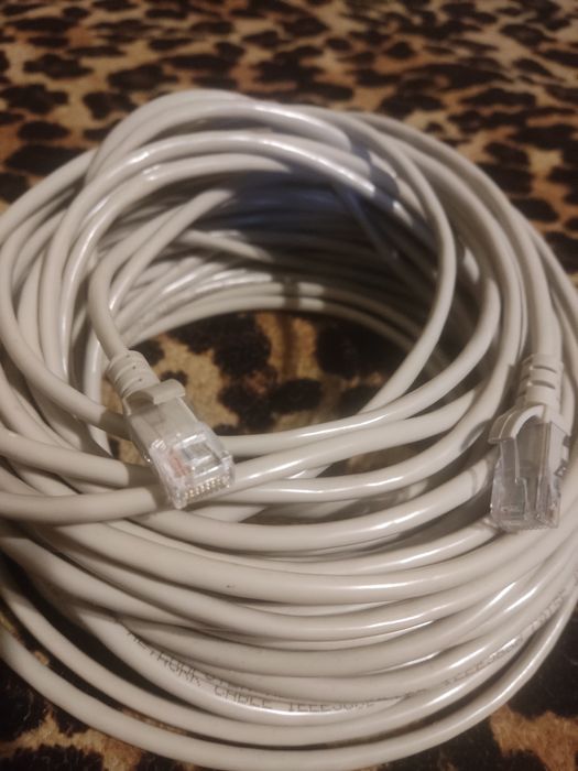 Патч-корд Atcom CAT5e RJ45 UTP 20 м кабель інтернет