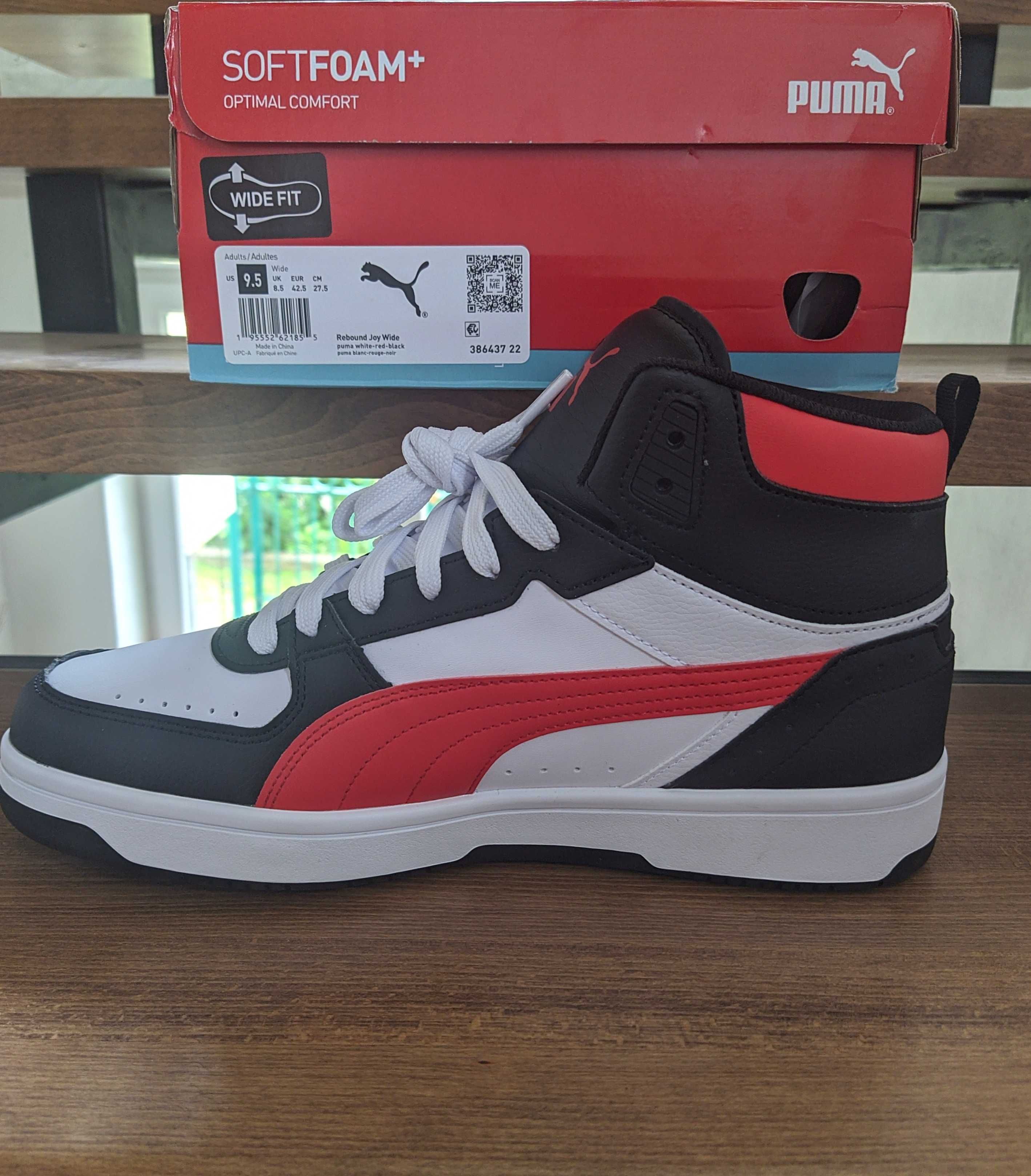 Puma top blanc rouge